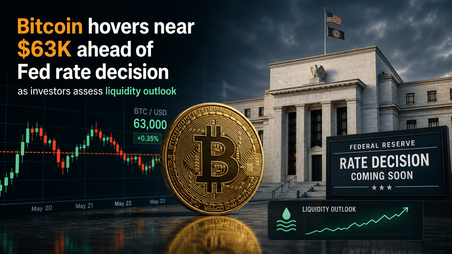 bitcoin-hovers-near-63k-ahead-of-fed-rate-decision-as-investors-assess-liquidity-outlook