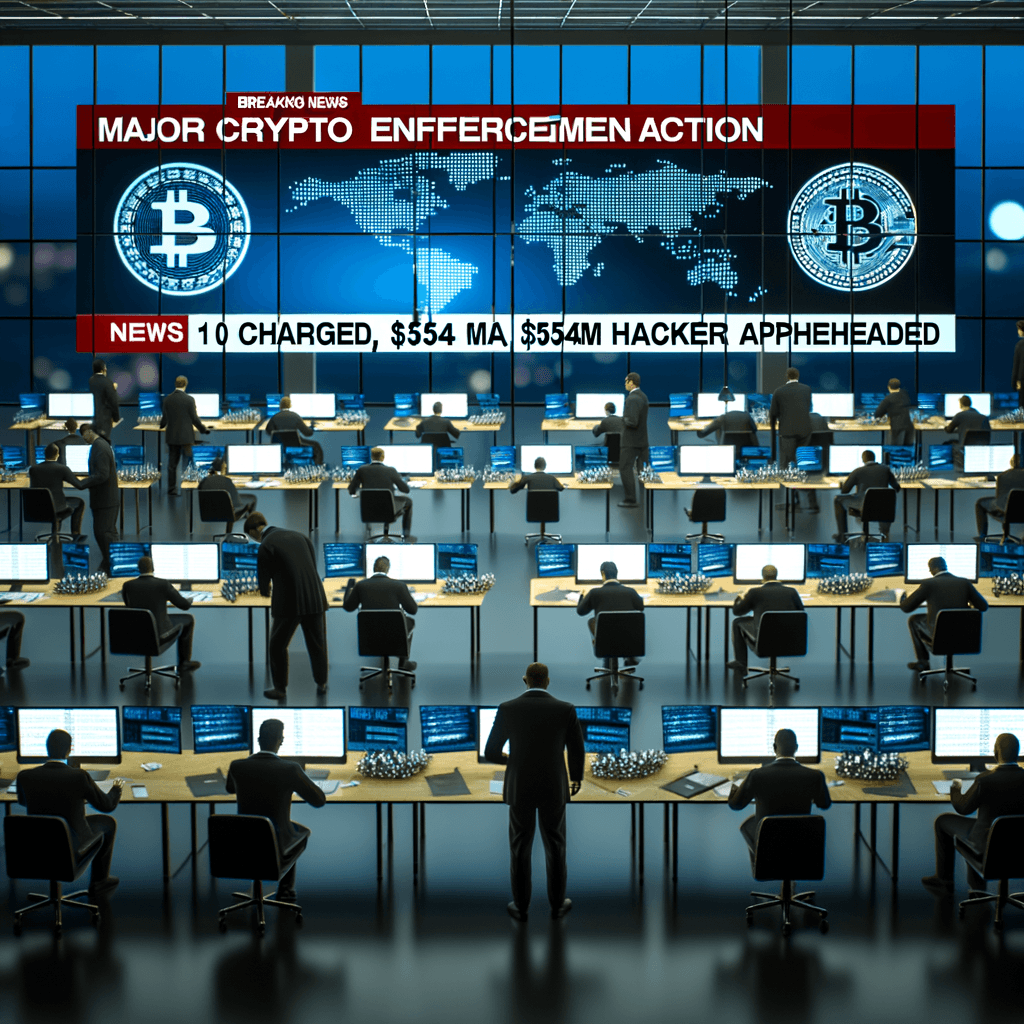 federal-authorities-launch-major-crypto-enforcement-action-10-charged-54m-hacker-apprehended-blockonomi