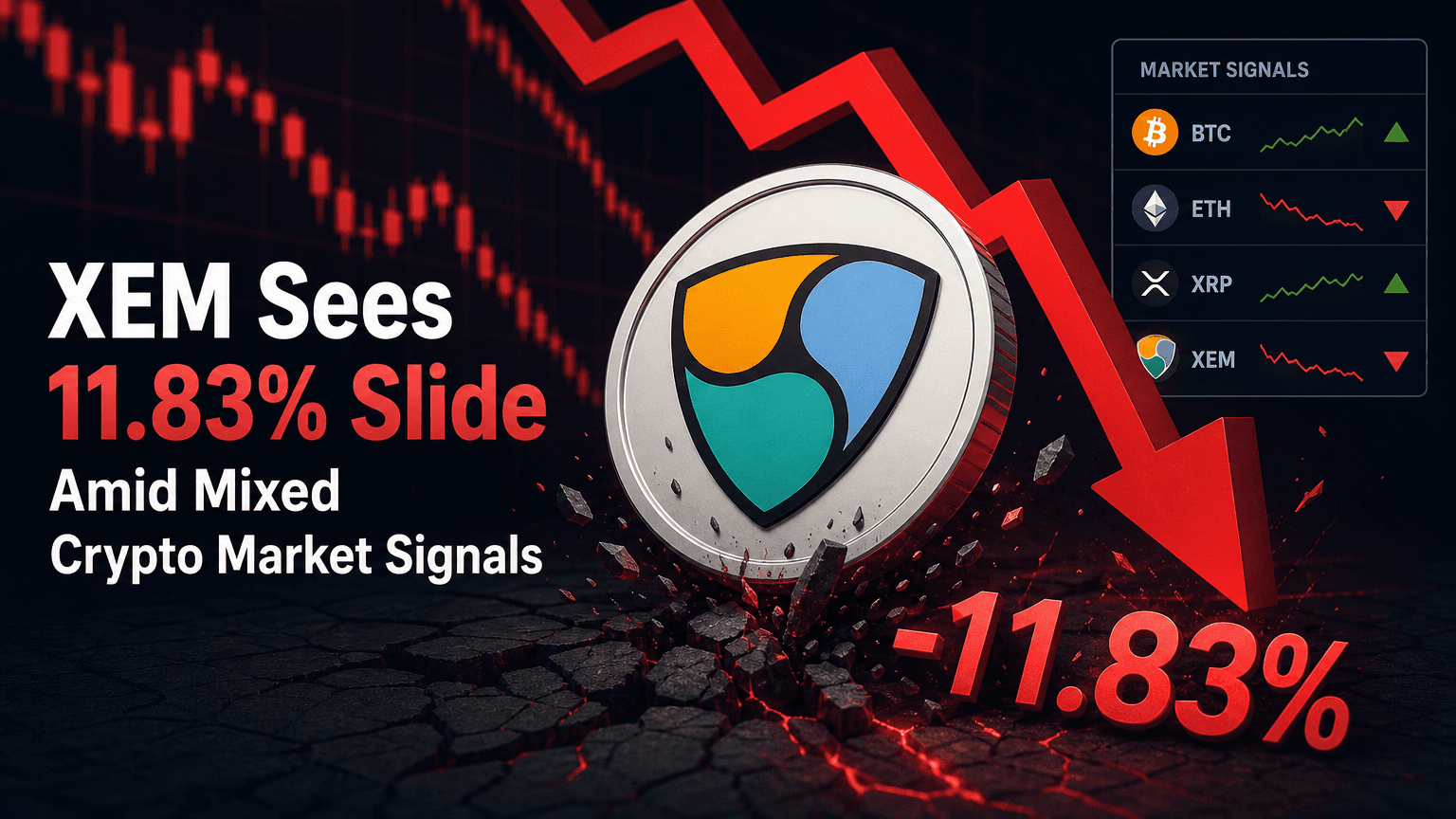 xem-sees-11-83-slide-amid-mixed-crypto-market-signals